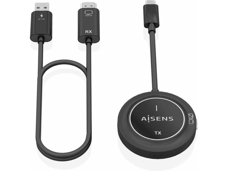 Кабел HDMI Aisens ASWL-H2KC30M003-BK Черен NaN –  BB HDMI кабели