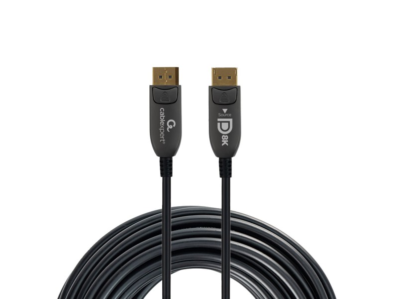 Кабел DisplayPort GEMBIRD CC-DP8K-AOC-20M Черен 20 m NaN –  BB DisplayPort кабели