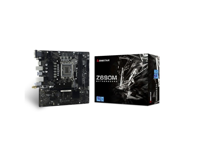 Дънна платка Biostar Z690MX2-E D4 INTEL Z690 LGA 1700 NaN –  BB Дънни платки