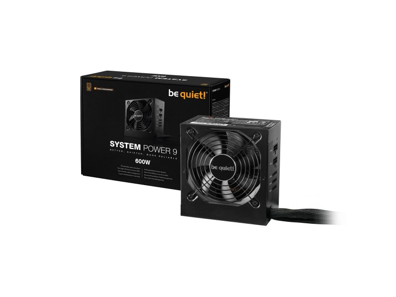 Захранване Be Quiet! System Power 9 600 W 80 Plus Bronze TÜV CE Полумодулен ATX NaN –  BB Захранвания