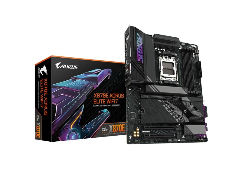 Дънна платка Gigabyte X870E AORUS ELITE WIFI7 AMD AM5 AMD X870E NaN –  BB Дънни платки