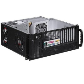 ATX полу-висока кутия Techly 307377 Черен