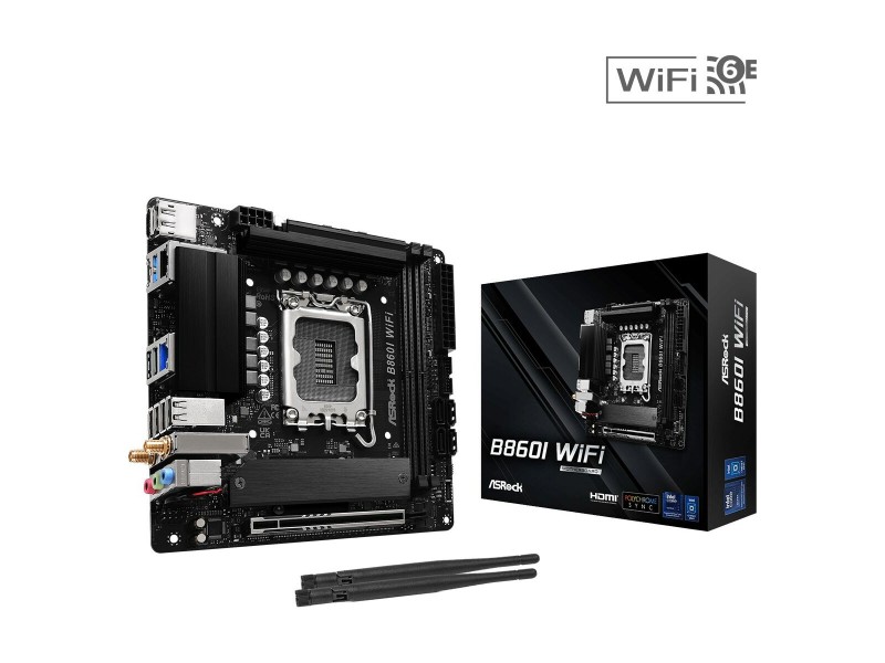 Дънна платка ASRock B860I WiFi Intel B860 LGA 1851 NaN –  BB Дънни платки