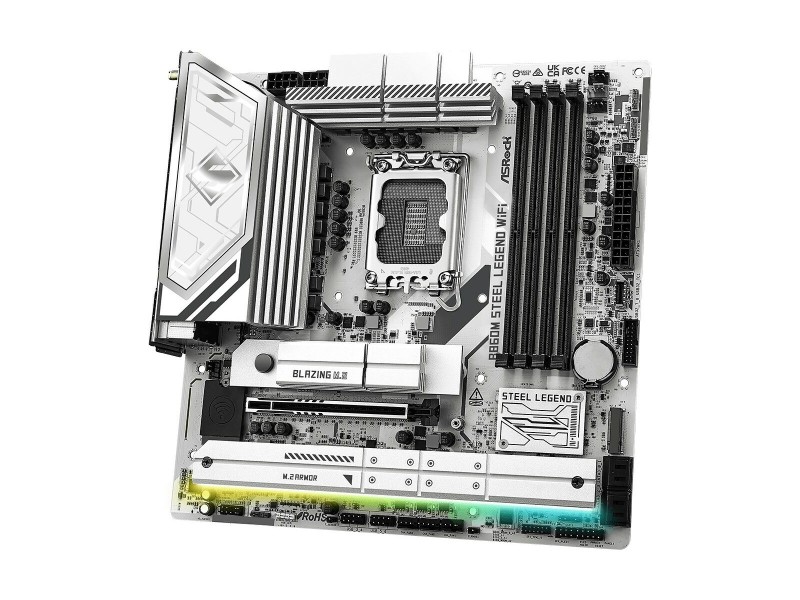 Дънна платка ASRock B860M Steel Legend WiFi Intel B860 LGA 1851 NaN –  BB Дънни платки