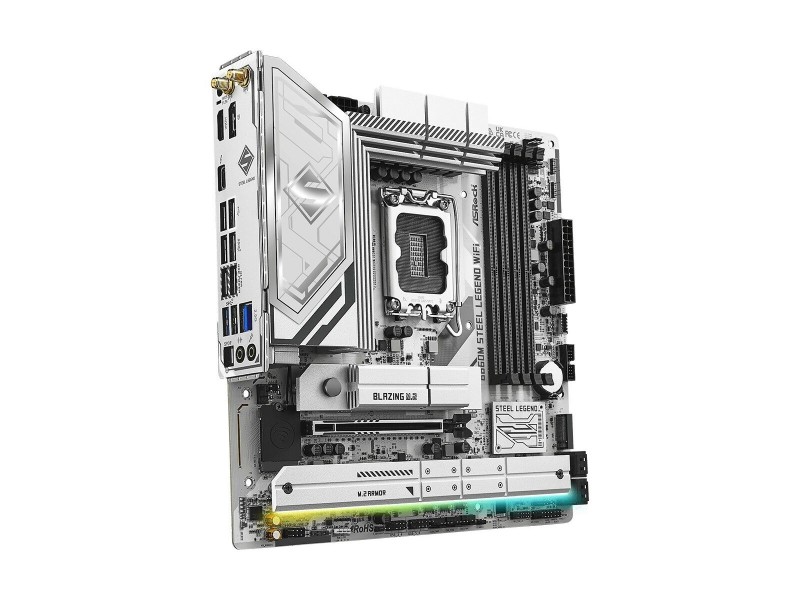 Дънна платка ASRock B860M Steel Legend WiFi Intel B860 LGA 1851 NaN –  BB Дънни платки