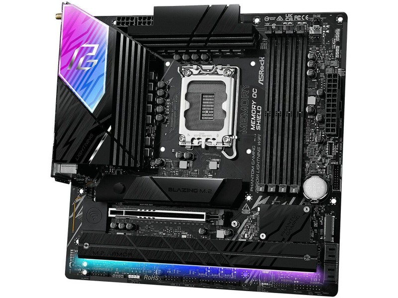 Дънна платка ASRock B860M Lightning WiFi Intel B860 NaN –  BB Дънни платки