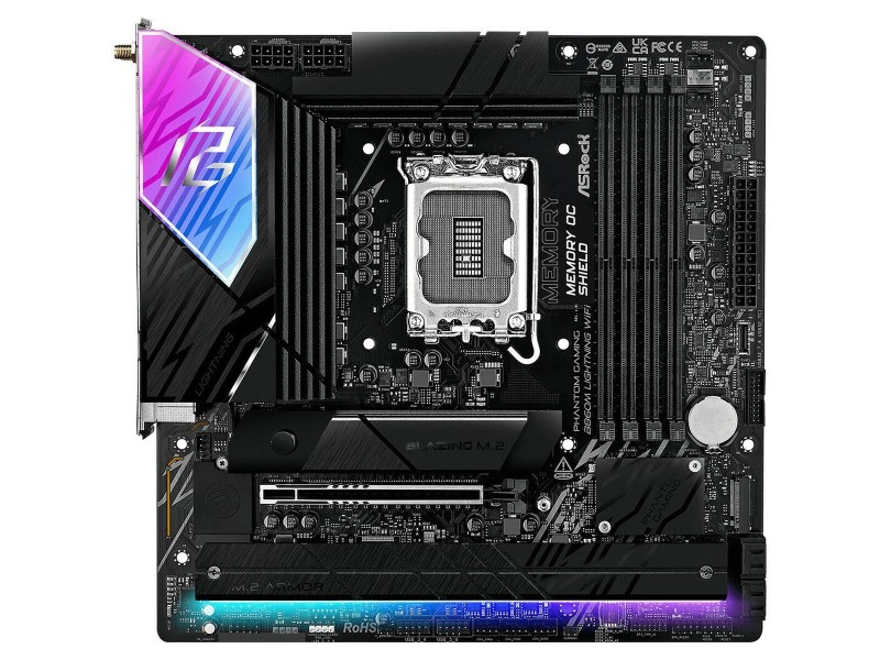 Дънна платка ASRock B860M Lightning WiFi Intel B860 NaN –  BB Дънни платки