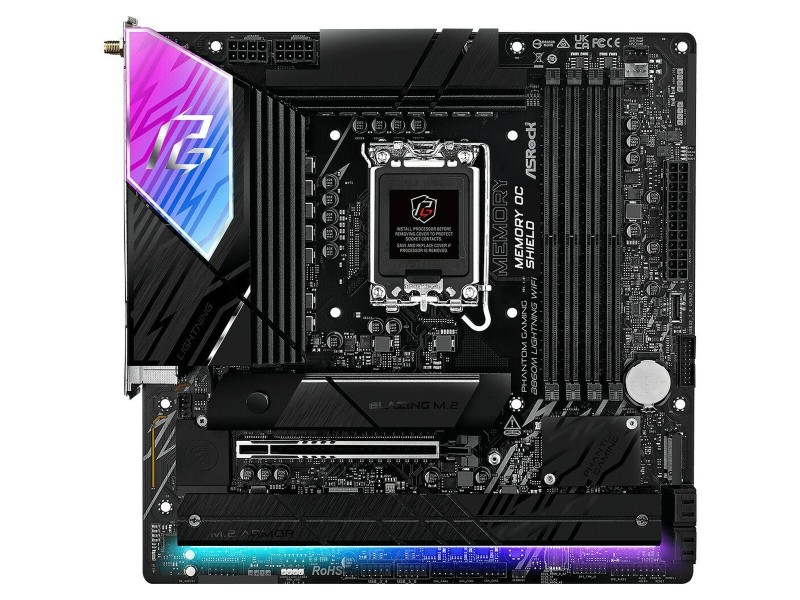 Дънна платка ASRock B860M Lightning WiFi Intel B860 NaN –  BB Дънни платки