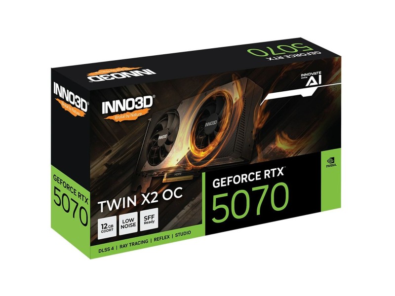 Графична карта INNO3D N50702-12D7X-195064N nvidia geforce rtx 5070 12 GB NaN –  BB Графични карти