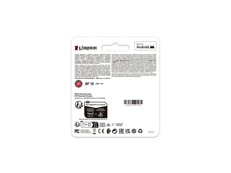 Mикро SD карта памет с адаптер Kingston SDCG4/512GBSP 512 GB NaN –  BB MicroSD карти