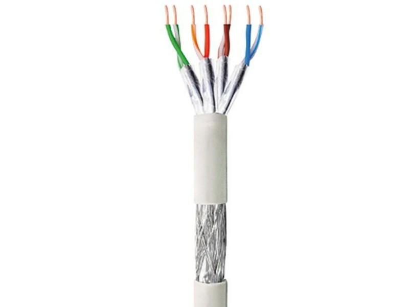 FTP категория 6 твърд мрежови кабел Techly 022595 Сив 305 m NaN –  BB Ethernet кабели