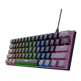Клавиатура за игри Trust GXT 867 Acira Черен Многоцветен QWERTY Qwerty US