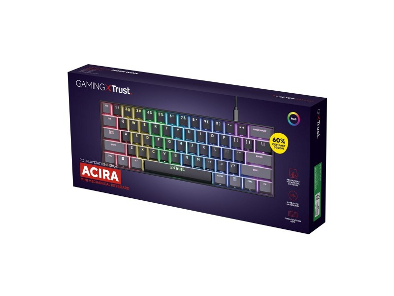 Клавиатура за игри Trust GXT 867 Acira Черен Многоцветен QWERTY Qwerty US Клавиатура за игри Trust GXT 867 Acira Черен Многоцветен QWERTY Qwerty US NaN – BB Клавиатури за геймъри