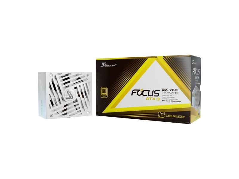 Захранване SeaSonic FOCUS-GX-750-V4-WHITE ATX 750 W 80 Plus Gold RoHS CE BSMI CB NaN –  BB Захранвания