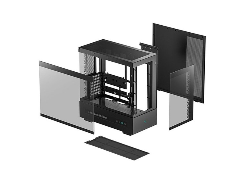 ATX полу-висока кутия DEEPCOOL R-CH690-BKNNA0D-G-1 Черен NaN –  BB Калъфи за настолни компютри