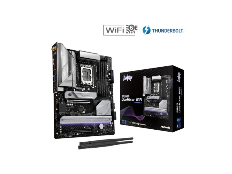 Дънна платка ASRock B860 LIVEMIXER WIFI NaN –  BB Дънни платки