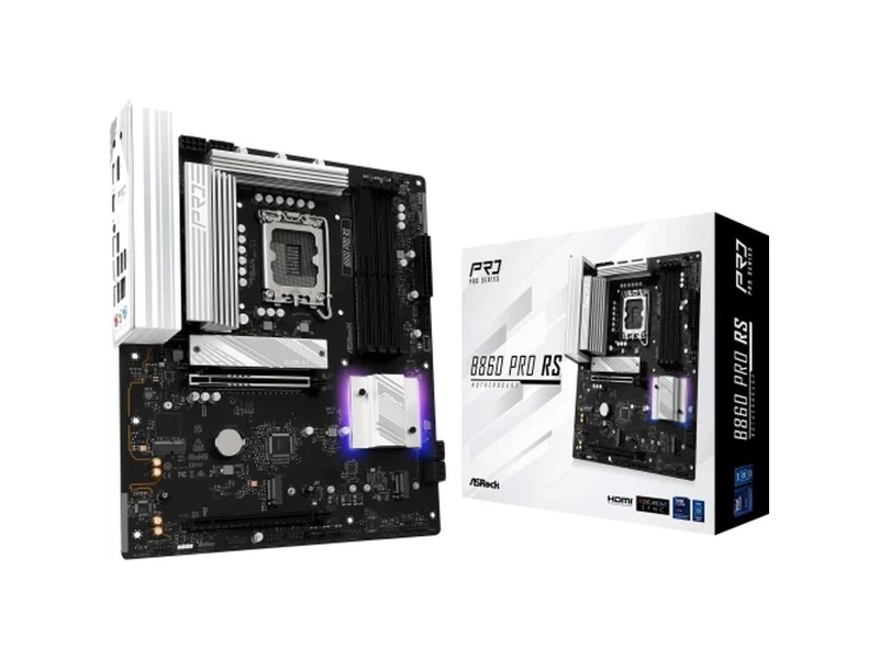 Дънна платка ASRock B860 Pro RS LGA 1851 NaN –  BB Дънни платки
