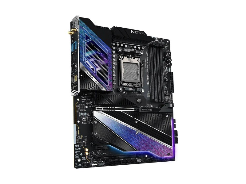 Дънна платка ASRock X870E Nova WiFi Intel Wi-Fi 6 AMD AM5 AMD X870 (AMD AM5) NaN –  BB Дънни платки