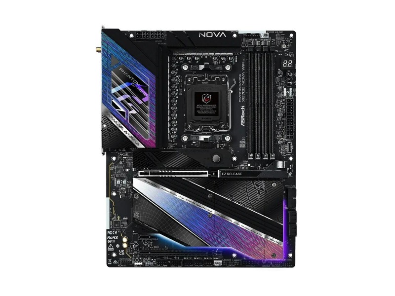 Дънна платка ASRock X870E Nova WiFi Intel Wi-Fi 6 AMD AM5 AMD X870 (AMD AM5) NaN –  BB Дънни платки