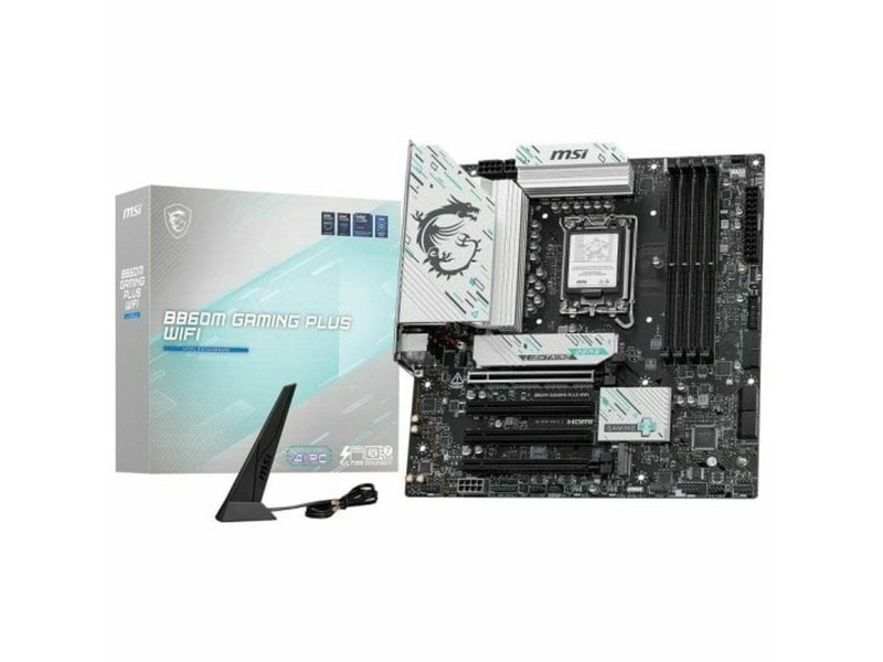 Дънна платка MSI B860M GAMING PLUS WIFI Intel B860 LGA 1851 NaN –  BB Дънни платки