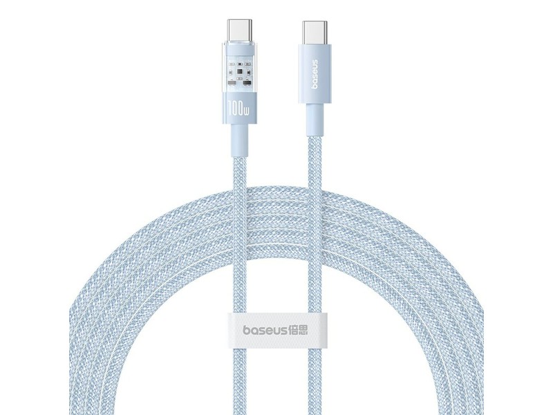 Кабел USB-C към USB-C Baseus P10373000311-01 Син 2 m NaN –  BB USB кабели