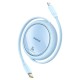 Кабел USB-C към Lightning Baseus P10364501311-00 Син 1 m NaN –  BB USB кабели