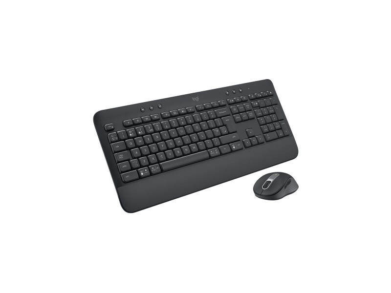 Kлаиатура с безжична мишка Logitech MK650 Графит английски език QWERTY NaN –  BB Пакети клавиатура и мишка