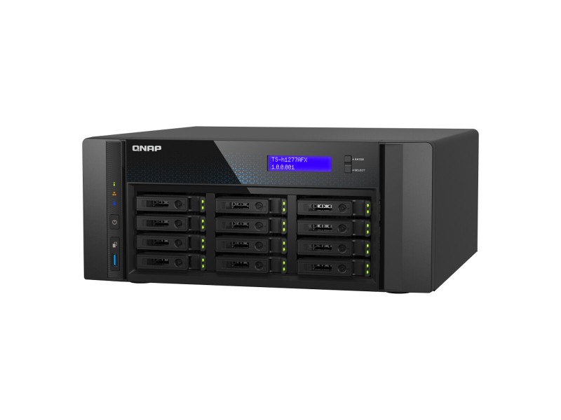 SATA 5.25 калъф за SATA 2.5 Qnap TS-H1277AFX-R7-32G Черен NaN –  BB Мрежово прикачено хранилище