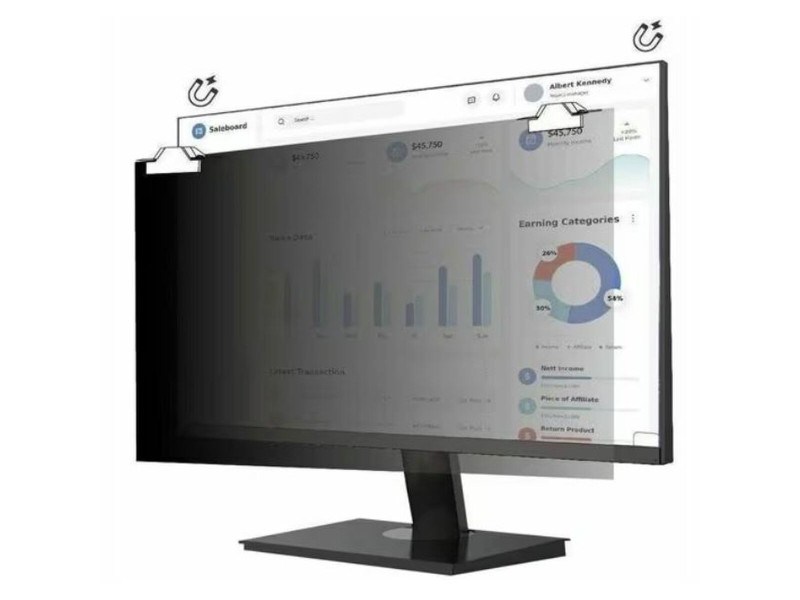 Филтър за Поверителност за Монитор V7 PS23W9AM 23 NaN –  BB Екранни филтри