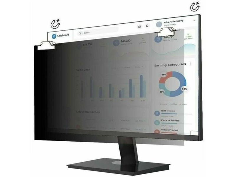 Филтър за Поверителност за Монитор V7 PS240WAM 24 NaN –  BB Екранни филтри