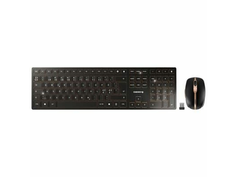 Клавиатура с мишка Cherry JD-9100PN-2 Черен Испанска Qwerty NaN –  BB Пакети клавиатура и мишка