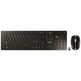 Клавиатура с мишка Cherry JD-9100PN-2 Черен Испанска Qwerty