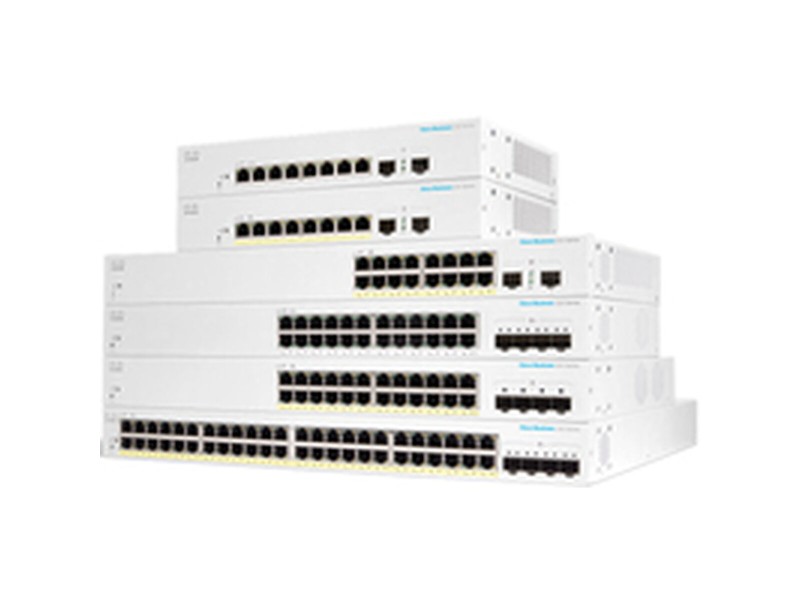 Суич CISCO CBS220-8FP-E-2G-EU NaN –  BB Мрежови комутатори