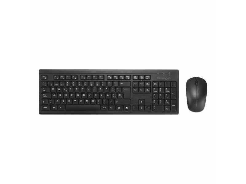 Клавиатура с мишка Kensington K75560ES Черен испански QWERTY NaN –  BB Пакети клавиатура и мишка