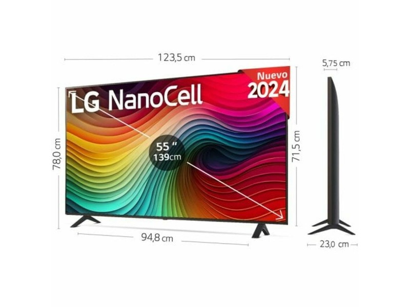 Смарт телевизор LG 55NANO82T6B.AEU 4K Ultra HD 55 NaN –  BB Монитори за видеостена