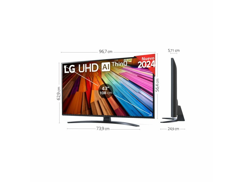 Смарт телевизор LG 75UT81006LA.AEU 4K Ultra HD 75 NaN –  BB Монитори за видеостена