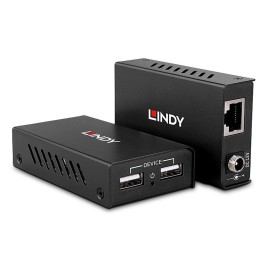 Адаптер за USB към DVI LINDY 43408 Черен