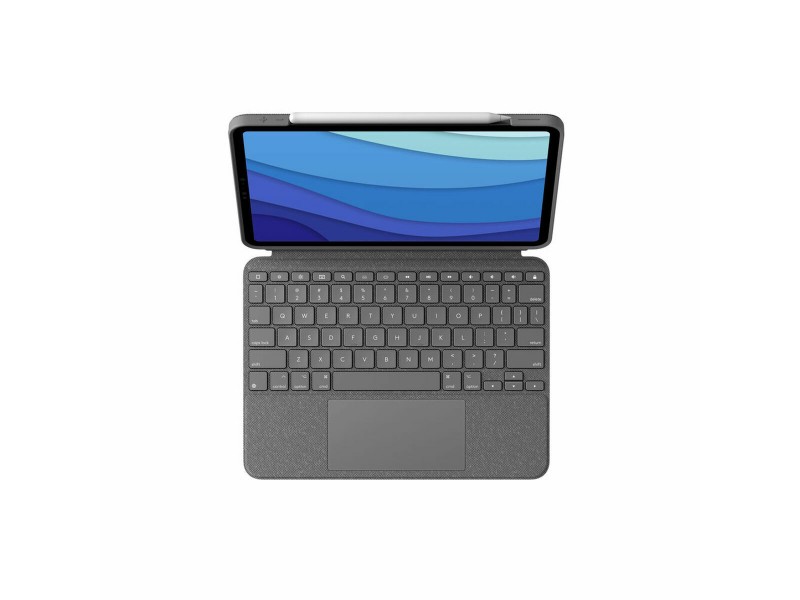 Калъф за iPad и клавиатура Logitech 920-010145 Сив Испанска Qwerty QWERTY NaN –  BB Клавиатури
