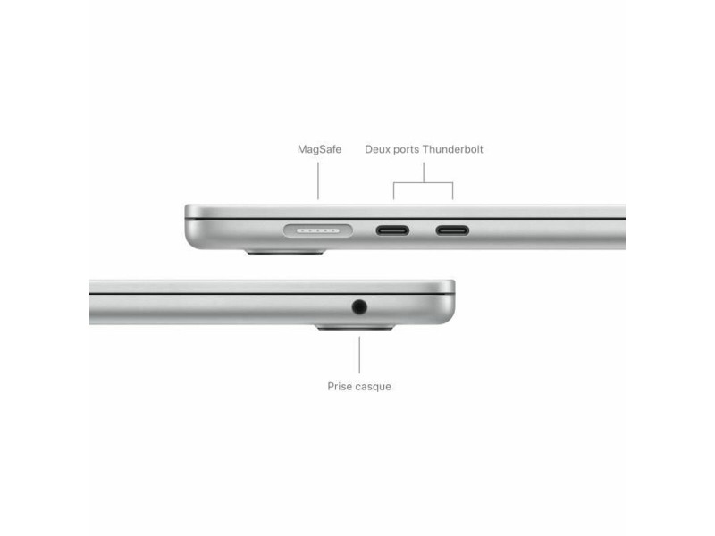 Лаптоп Apple MacBook Air 16 GB RAM Azerty френски 15,3 M3 256 GB SSD NaN –  BB Лаптопи