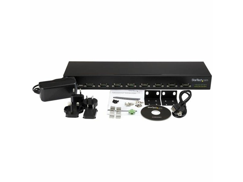 USB извод Startech ICUSB23208FD Черен NaN –  BB USB хъбове