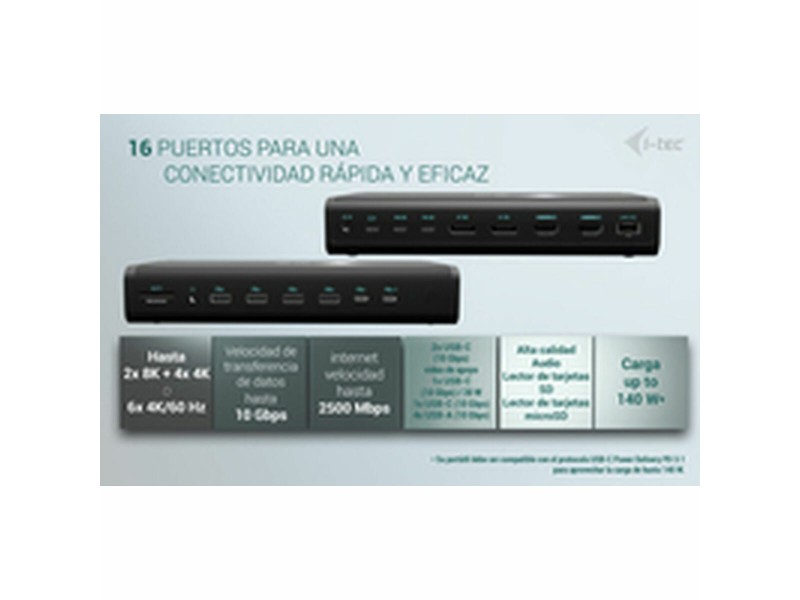 Докинг станция i-Tec CA6MONITORDOCKPD NaN –  BB Бази за свързване