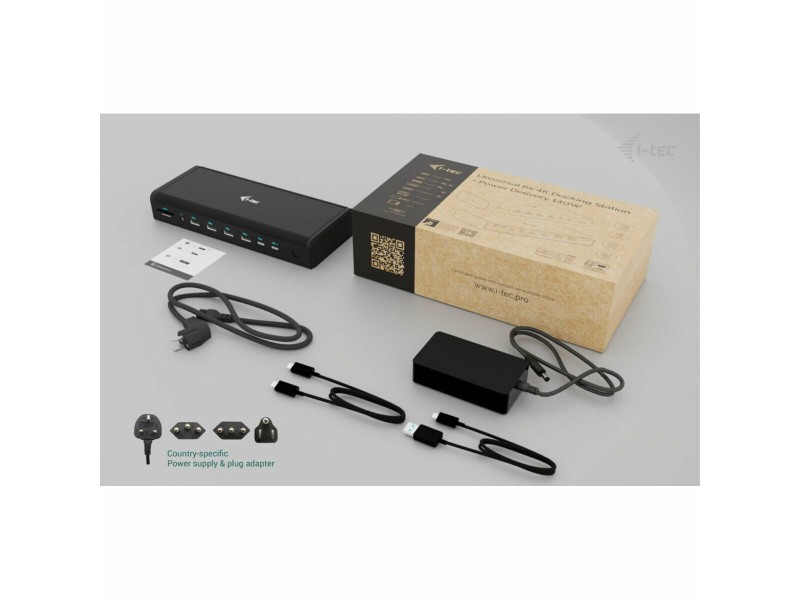 Докинг станция i-Tec CA6MONITORDOCKPD NaN –  BB Бази за свързване