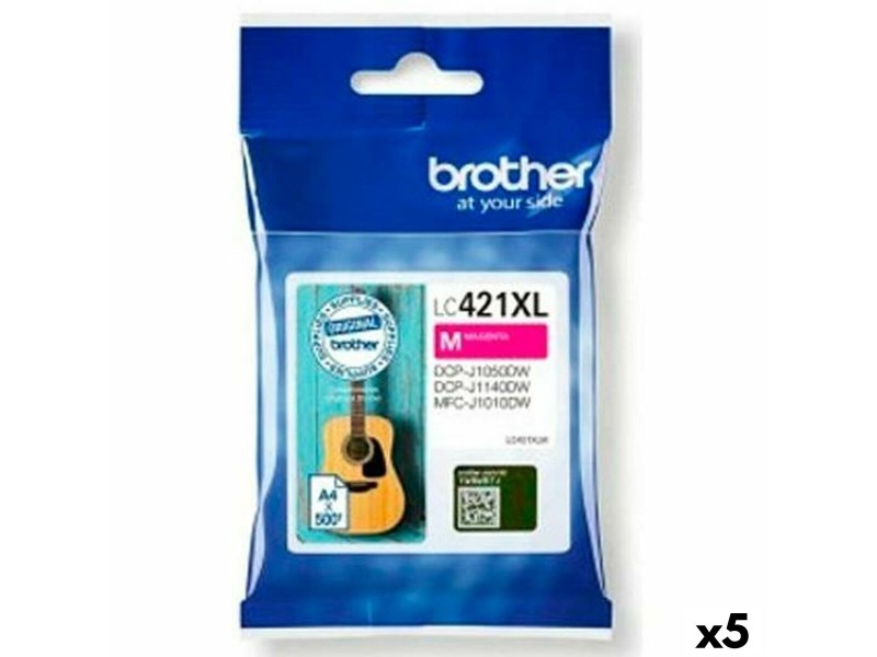 Оригиална касета за мастило Brother MFC-J1010DW / DCP-J1050DW Пурпурен цвят (5 броя) NaN –  BB Касети с мастило
