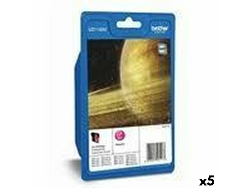 Оригиална касета за мастило Brother DCP-385C/ MFC-6490CW/5490CN Пурпурен цвят (5 броя) NaN –  BB Касети с мастило