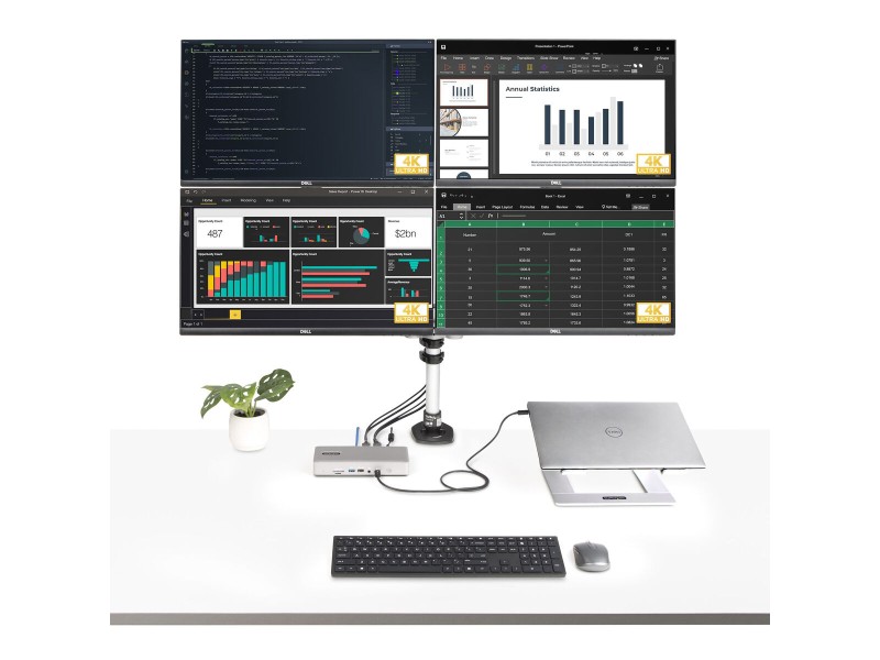Калъф за клавиатура Startech 132UE-TB4USB4DOCK NaN –  BB Скинове за клавиатурата