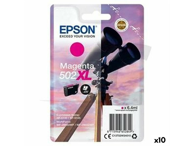 Оригиална касета за мастило Epson Пурпурен цвят (10 броя) NaN –  BB Касети с мастило