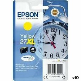 Съвместим касета с мастило Epson WF-3000 7000 - Nº27XL Жълт (10 броя)