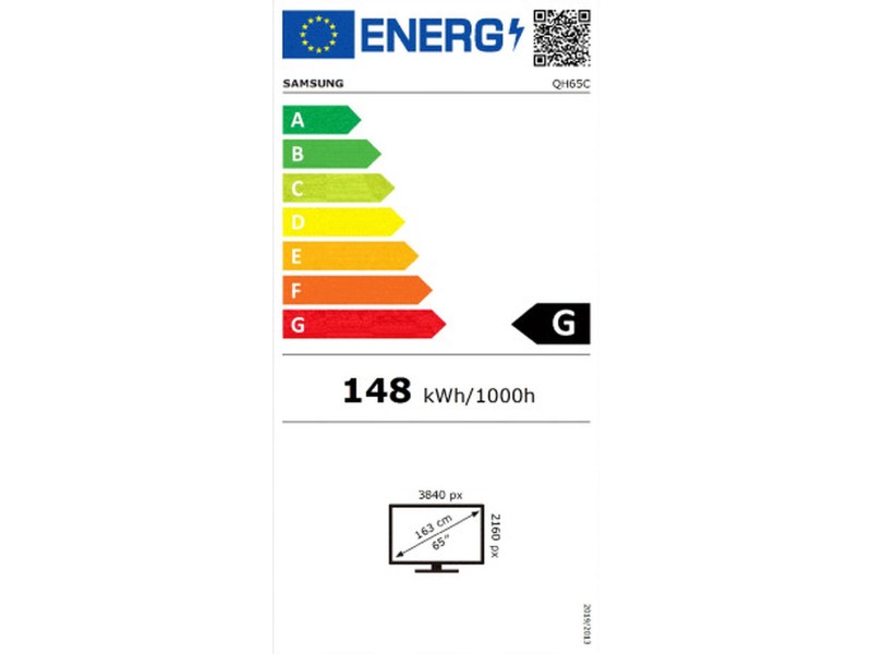 Монитор Videowall Samsung LH65QHCEBGCXEN 65 4K Ultra HD NaN –  BB Монитори за видеостена