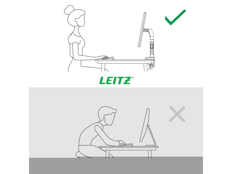 Поставка за монитор Leitz Ergo Space Saving 17 32 NaN –  BB Стойки и подпори