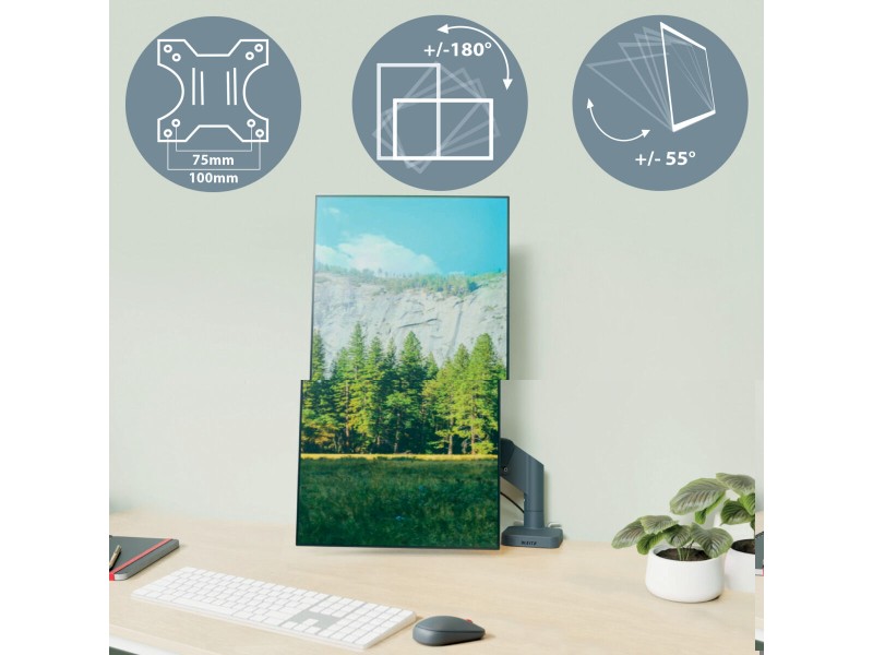 Поставка за монитор Leitz Ergo Space Saving 17 32 NaN –  BB Стойки и подпори